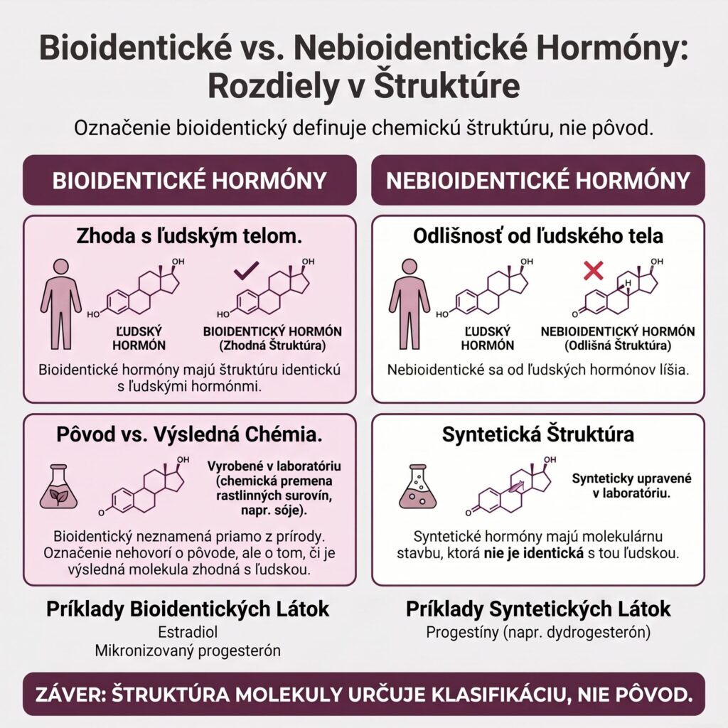 Bioidentické hormóny v menopauzálnej liečbe - infografika